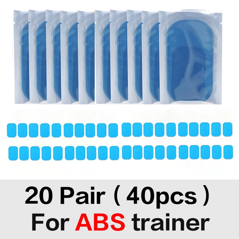 Gel Pads for EMS Hip and Abdominal ABS Trainer Weight Loss Muscle Stimulator Exerciser Replacement Massager Gel Patch