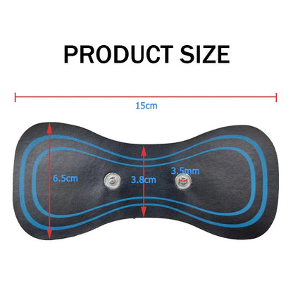 Tens Massager Electrode Pads for EMS Neck Massager Gel Patch Accessories Trainer Exerciser Replacement Muscle Stimulator Sticker