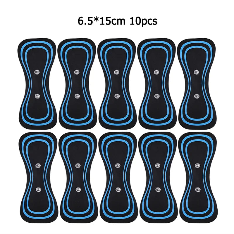 Tens Massager Electrode Pads for EMS Neck Massager Gel Patch Accessories Trainer Exerciser Replacement Muscle Stimulator Sticker