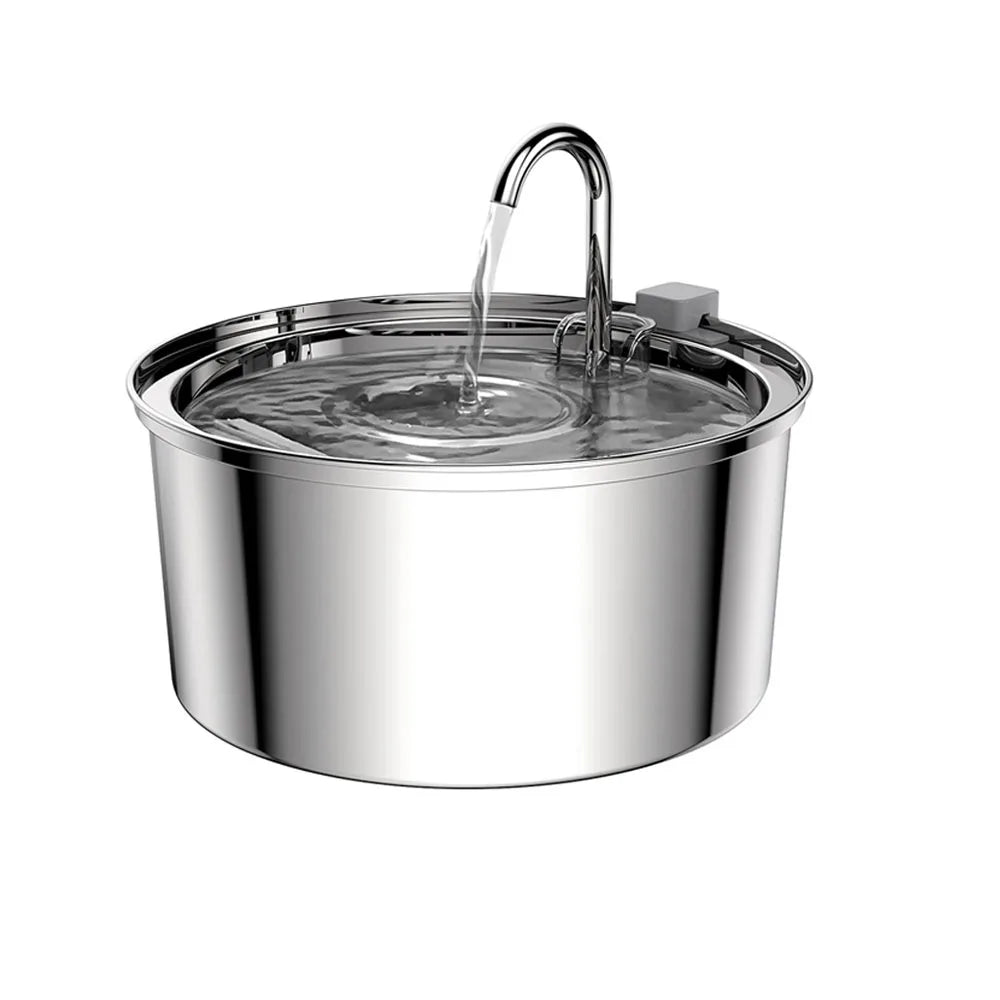 MaisonPaw™ FlowPure Stainless Fountain (3.2L)